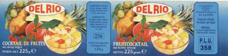 Etichetta per la frutta in barattolo